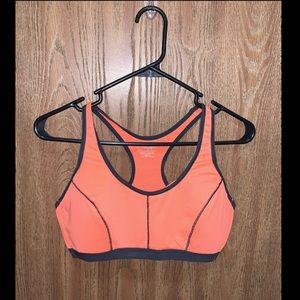 Orange Sports Bra.